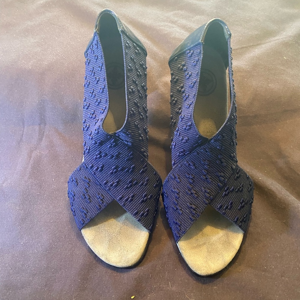 Elegant Navy Women's Sandals by Charleston Shoe Company
